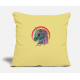 Zombie Unicorn Gift Shirt Pre Washed Yellow Pillow